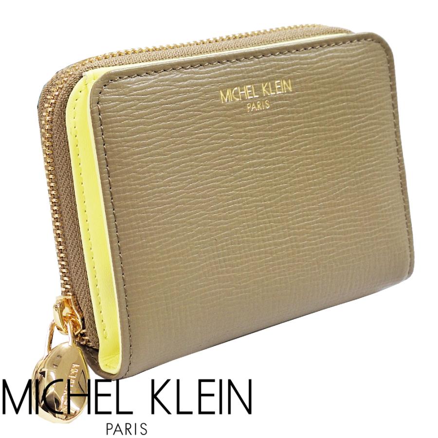 MICHEL KLEIN（ミッシェルクラン） 財布 折り財布 レザー オリーブ