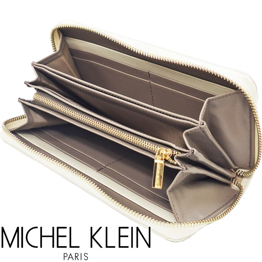 MICHEL KLEIN ミッシェルクラン 財布 長財布 ラウンドファスナー