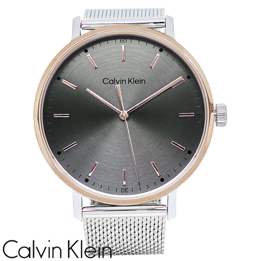 Calvin Klein（カルバン・クライン） CK 腕時計 時計 メンズ腕時計 メンズファッション プレゼント シルバー オリーブ系ガンメタ ...
