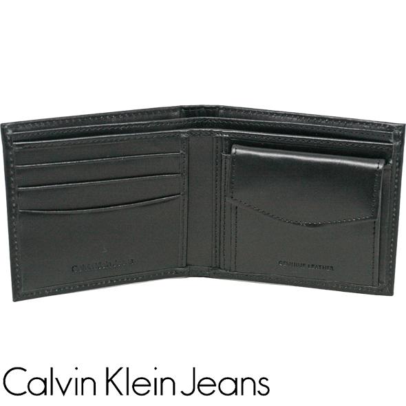 カルバンクライン ジーンズ 財布 折り財布 小銭入れあり ギフト プレゼント メンズ レザー ブラック Calvin Klein Jeans 31KJ130003 新品｜ttshop-trust｜06