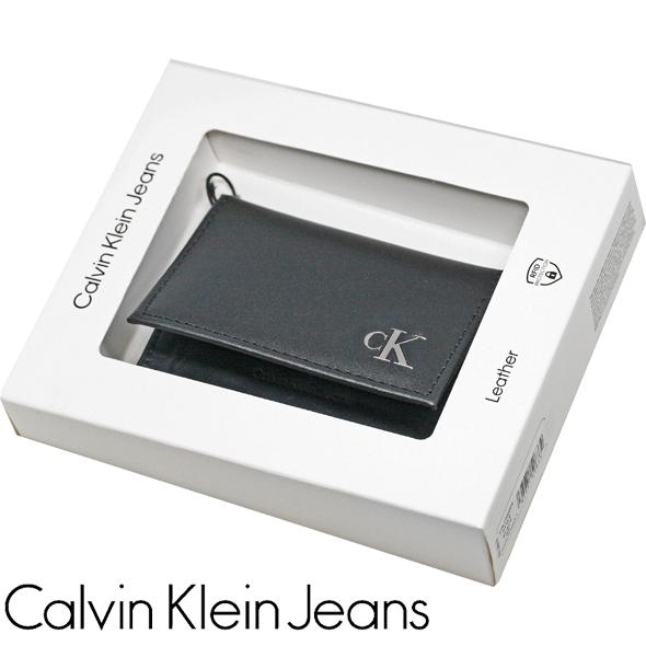 カルバン・クライン　名刺入れ カルバンクライン 名刺入れ CK レザー calvin klein カード ミニ