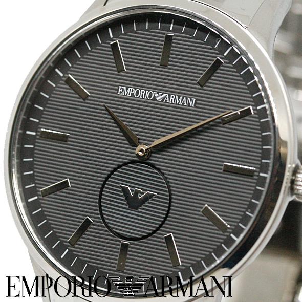 エンポリオアルマーニ 腕時計 メンズ 時計 ブラック文字盤 スモール 