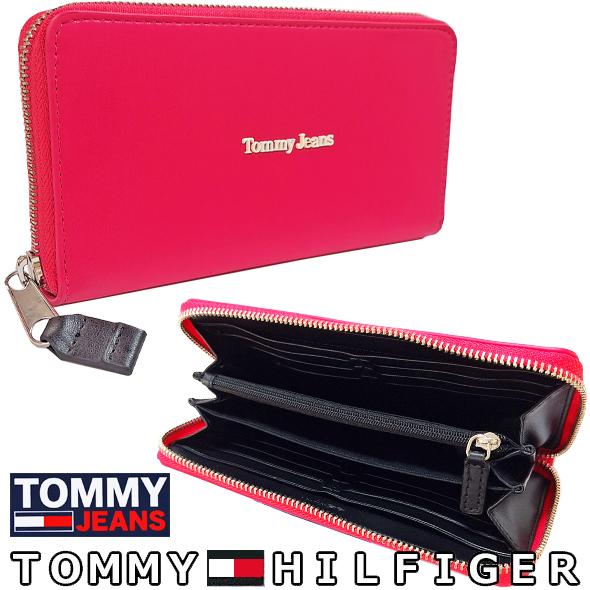TOMMY JEANS（トミー・ジーンズ） 長財布 ラウンドファスナー ラウンド