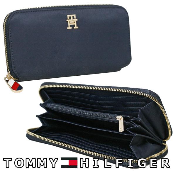 TOMMY HILFIGER（トミー・ヒルフィガー） 長財布 ラウンドファスナー 