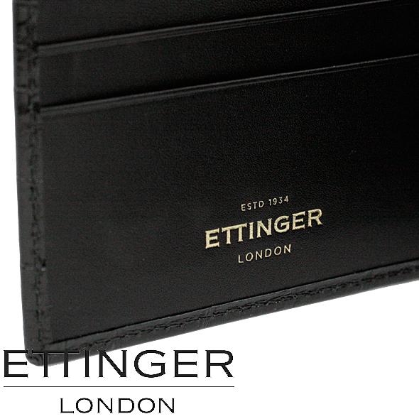 ETTINGER（エッティンガー） 2つ折り財布 CC141J EBONY メンズ 新品