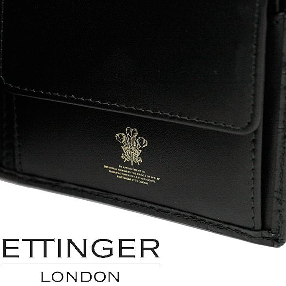 ETTINGER（エッティンガー） 2つ折り財布 CC141J EBONY メンズ 新品