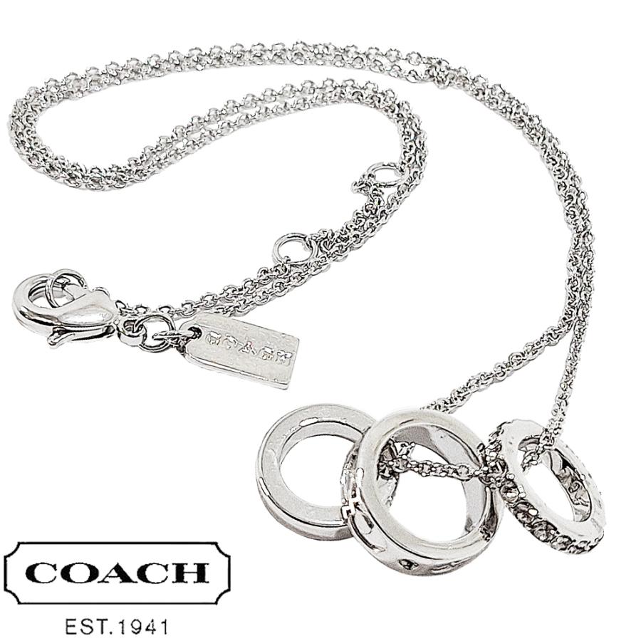 COACH（コーチ） ネックレス アクセサリー レディース ペンダント 三連