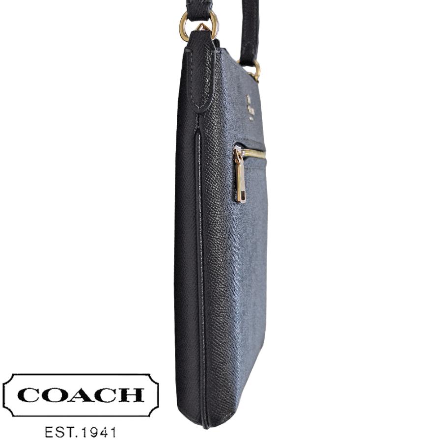 【美品】COACH ミニシグネチャー サコッシュ ショルダーバッグ ブラック 美品】COACHコーチ サコッシュ ミニショルダーバッグ ポーチ