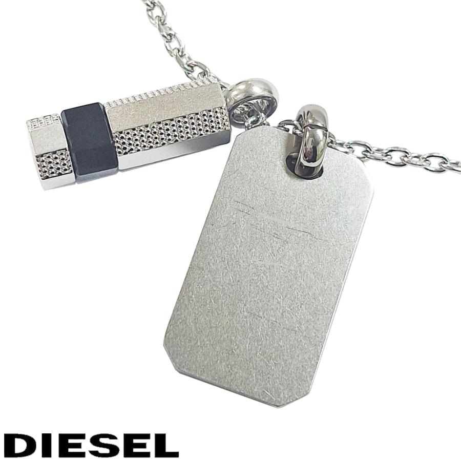 DIESEL ディーゼル ペンダント ネックレス ダブルトップ メンズ DIESEL ディーゼル ペンダント ネックレス ダブルトップ メンズ