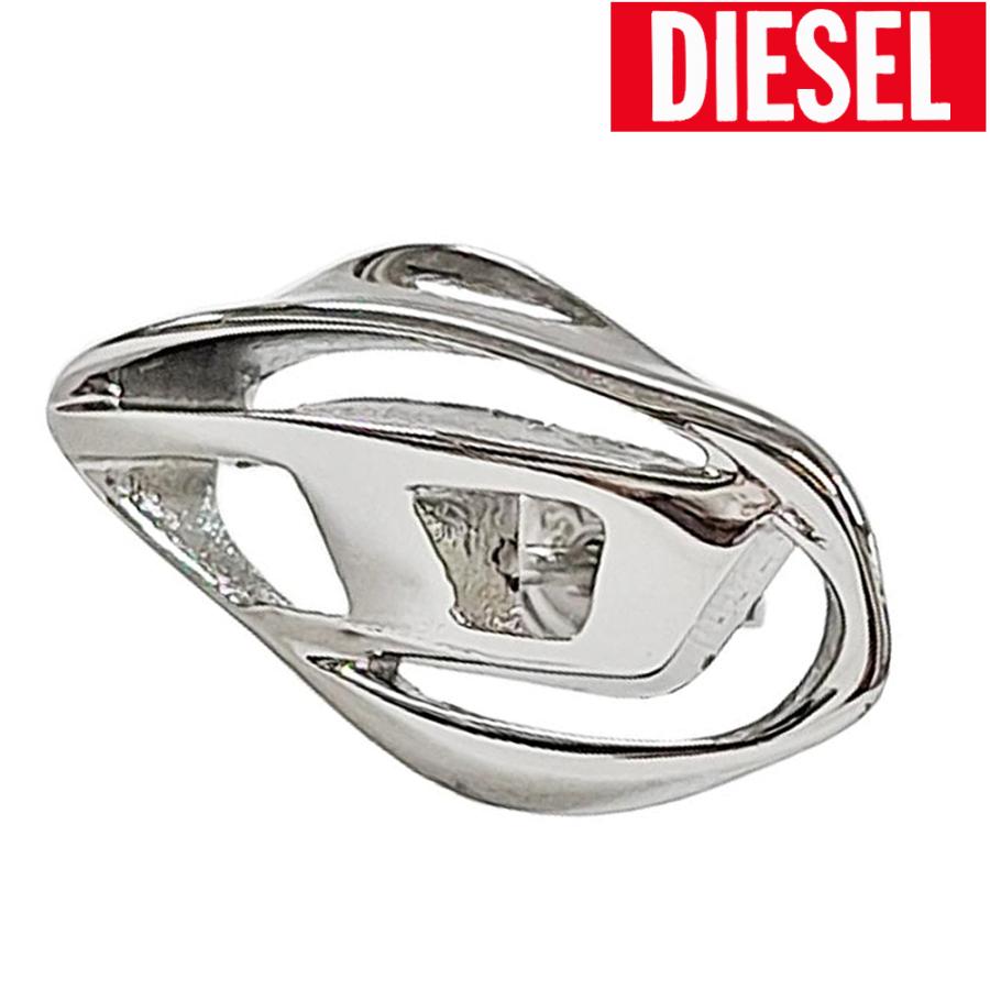 DIESEL ディーゼル　シルバーピアス DIESEL（ディーゼル） 「並行輸入品」 ピアス 片耳 アクセサリー ユニ