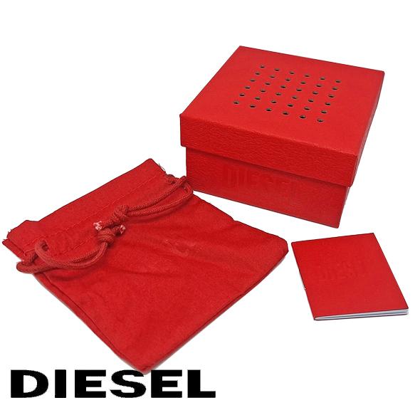 DIESEL レッド エナメル ロゴ チェーンネックレス 赤 ほぼ新品未使用 ディーゼル DIESEL DX1446040 ネックレス ペンダント