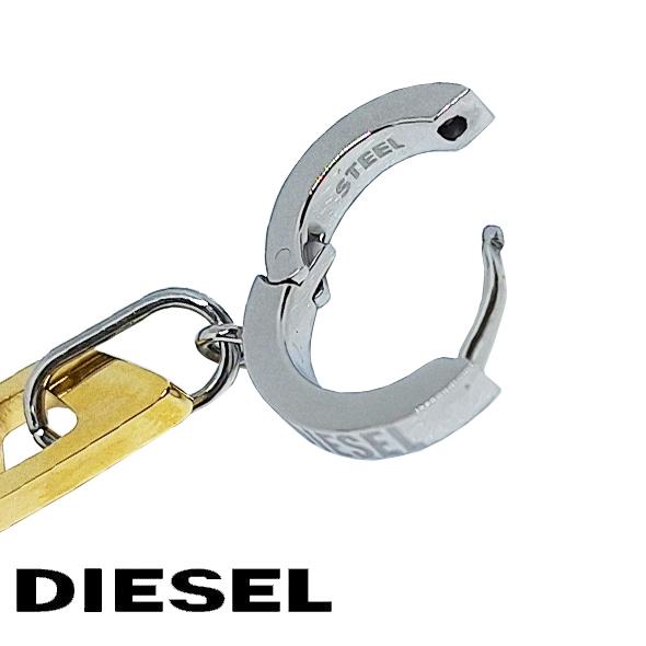 DIESEL ディーゼル ピアス 片耳 メンズ アクセサリー ゴールド DIESEL ディーゼル ピアス 片耳 メンズ アクセサリー ゴールド