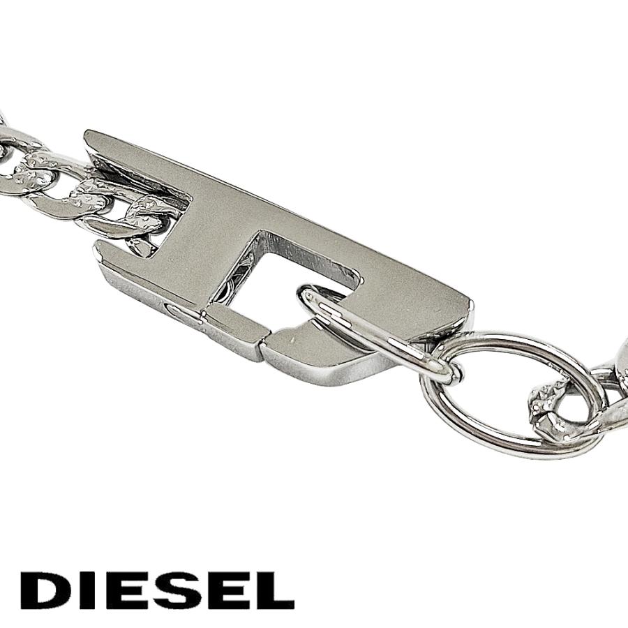 DIESEL ディーゼル ブレスレット メンズ アクセサリー シルバー