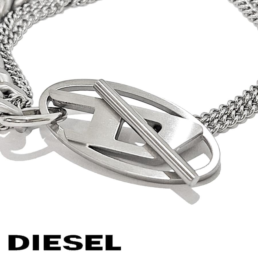 DIESEL（ディーゼル） 3連 ブレスレット メンズ アクセサリー オーバル 