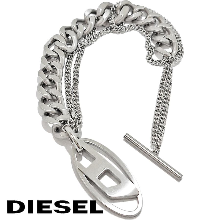 DIESEL（ディーゼル） 3連 ブレスレット メンズ アクセサリー オーバル 