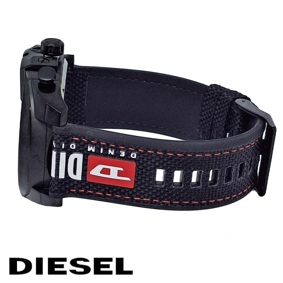 DIESEL ディーゼル 時計 メンズ 腕時計 シルバー文字盤 ブラック