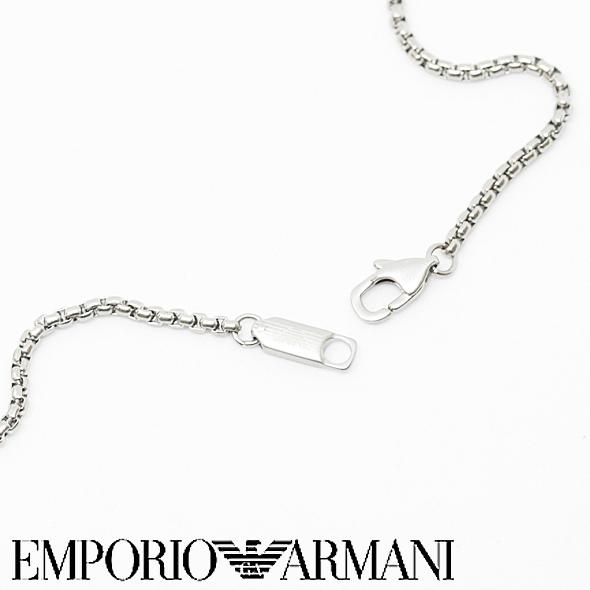 Emporio Armani リングペンダント ネックレス ペンダントネックレス ツートン ステンレススチール | Emporio