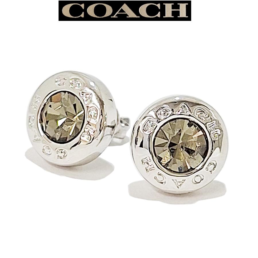 コーチ COACH ピアス クリスタル ロゴ スタッズ シルバー F54516 COACH（コーチ） ピアス 両耳 プレゼント ギフト シルバー レディース