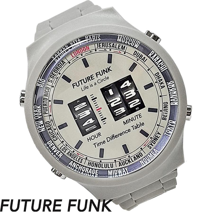 珍しいデザイン！FUTURE FUNK腕時計 現代に通じる斬新さ！このレトロなデジタル感がたまらない