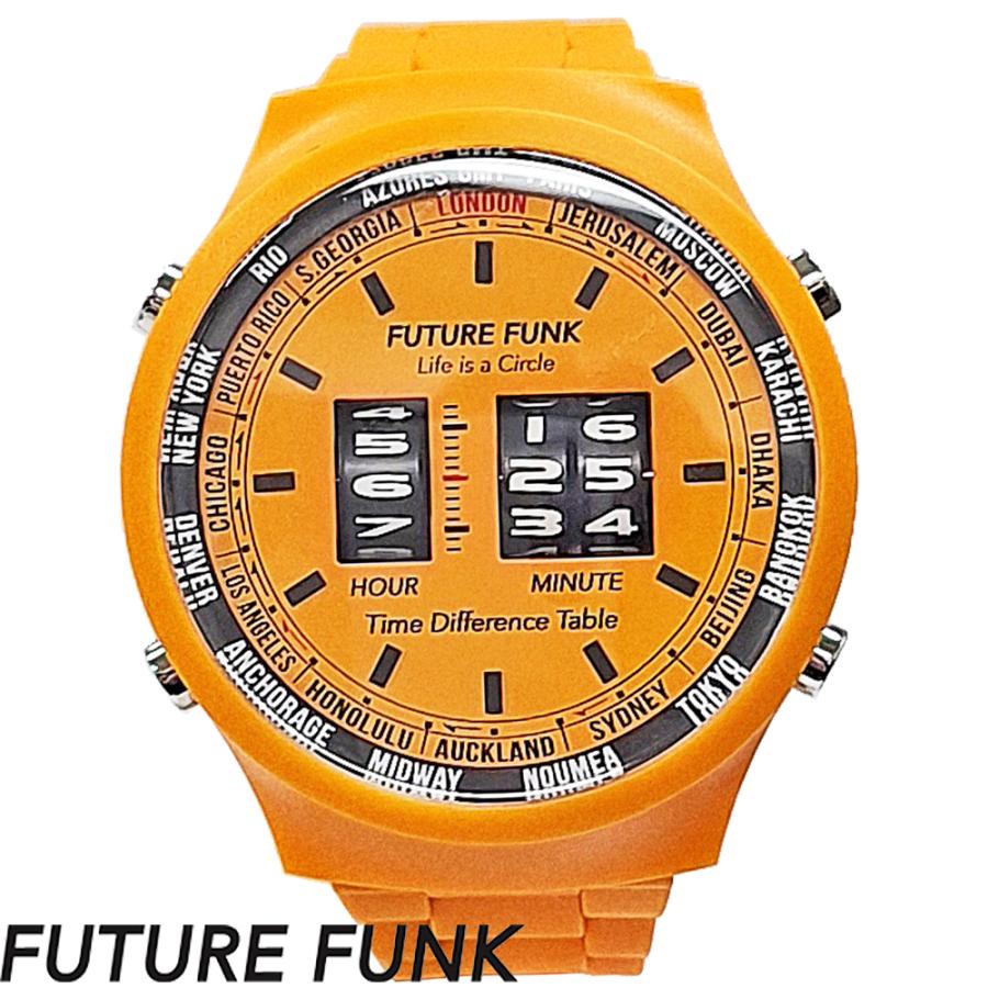 future funk デジタルアナログ時計 ローラーデジタルウォッチ「FUTURE FUNK(フューチャーファンク)」から