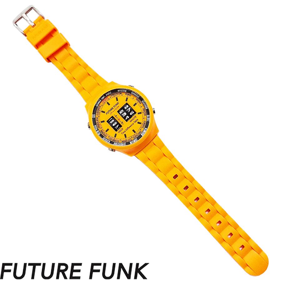 FUTURE FUNK（フューチャーファンク） 時計 腕時計 メンズ マスタード