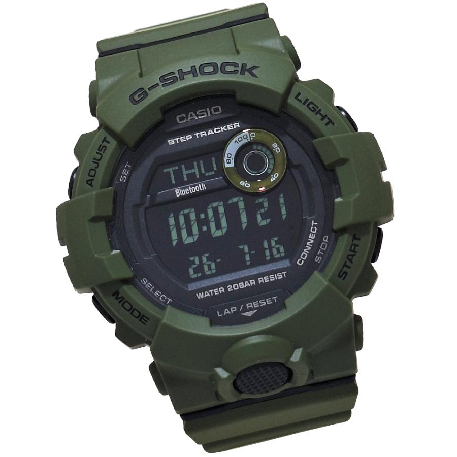 CASIO G-SHOCK GBD-800 ブラック グリーン 美品 箱付き G-SHOCK Gショック g-shock Bluetooth 「CASIO WATCHES」対応 腕時計