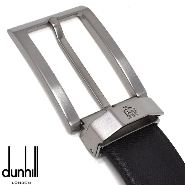 ダンヒル ベルト プレゼント ギフト メンズ ブラック レザー ブラッシュ ガンメタル DUNHILL HPN240A42 BELT ビジネス カジュアル 新品 無料ラッピング可｜ttshop-trust｜03