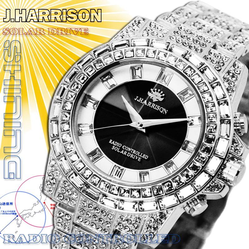ジョンハリソン 腕時計 電波ソーラー メンズ 時計 J.HARRISON JH-025SB