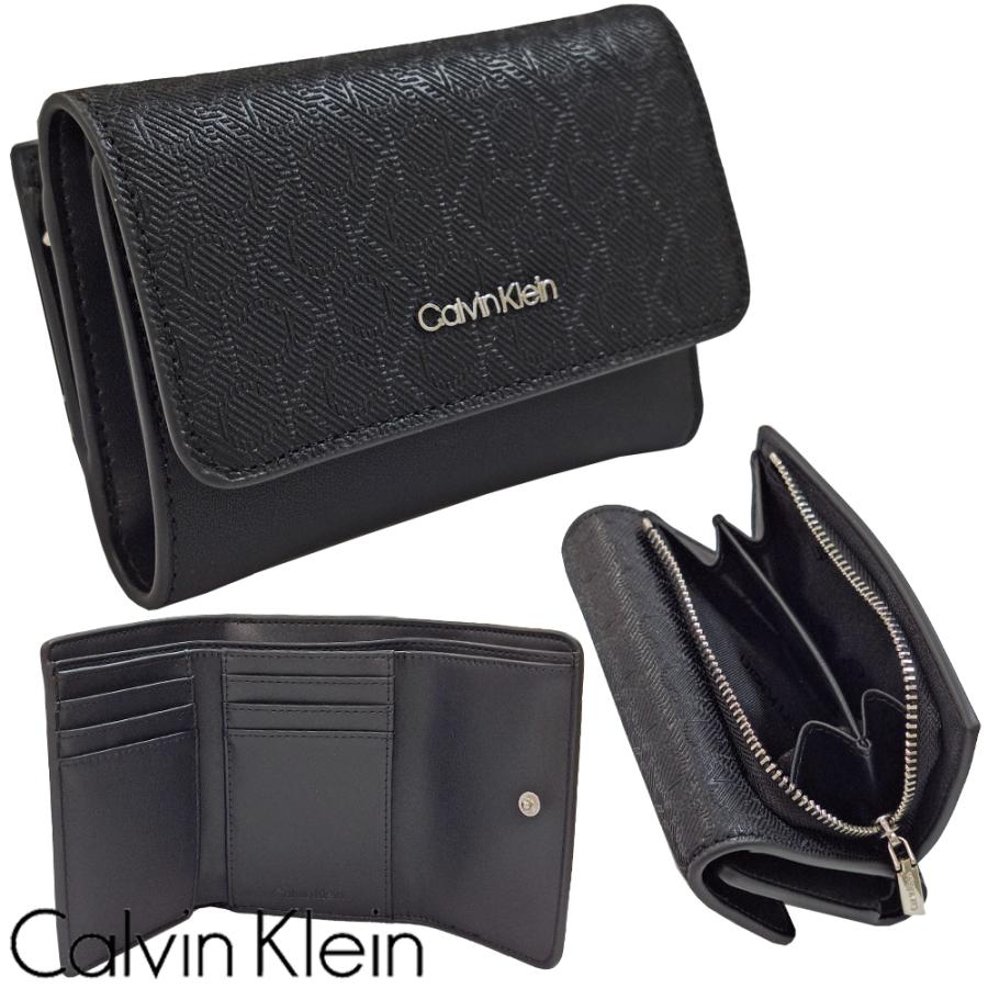 Calvin Klein カルバンクライン 三つ折り財布 コンパクト財布