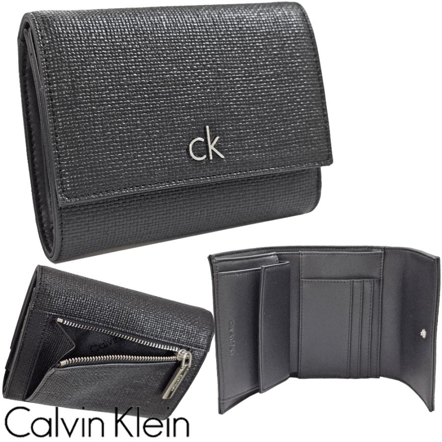 Calvin Klein カルバンクライン 三つ折り財布 コンパクト財布