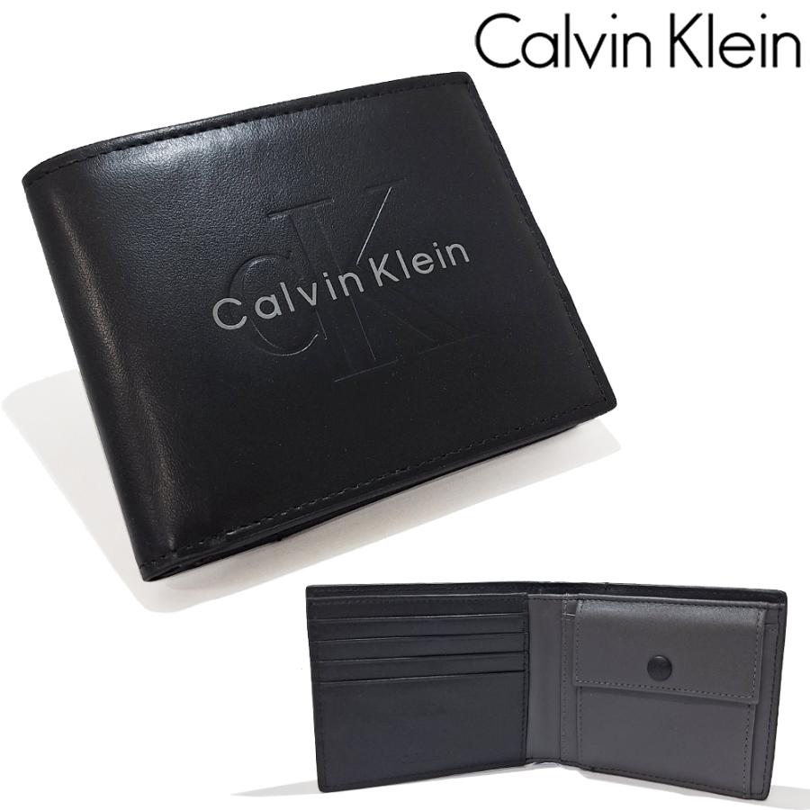 Calvin Klein（カルバン・クライン） 財布 二つ折り財布 小銭入れあり