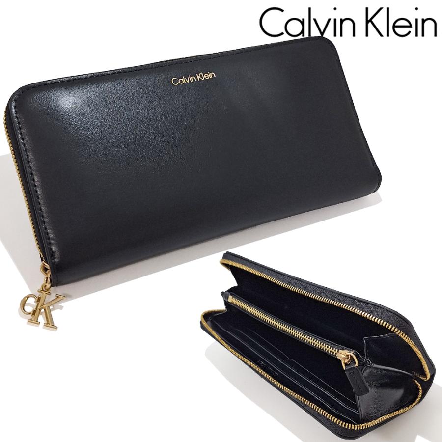 Calvin Klein（カルバン・クライン） 長財布 ラウンドファスナー 小銭