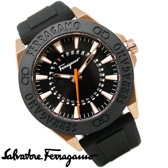 サルヴァトーレ フェラガモ 腕時計 SFMQ00322 FERRAGAMO（フェラガモ） 時計 腕時計 メンズ ブラック ウレタンバンド