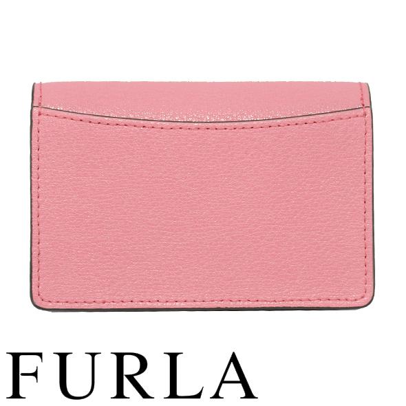 FURLA 名刺入れ FURLA（フルラ） 名刺入れ カードケース レディース ピンク FURLA