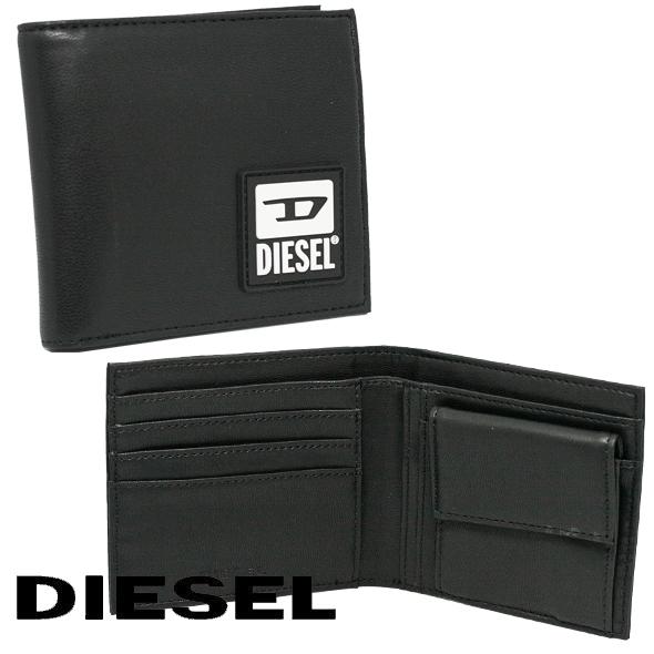 DIESEL（ディーゼル） 財布 2つ折り財布 ブラック DIESEL X08000