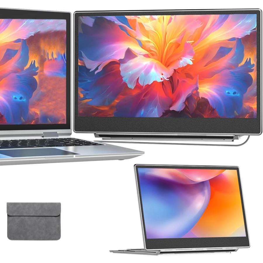 Laptomo Z1 14インチ ポータブルモニター デュアルディスプレイ ダブル