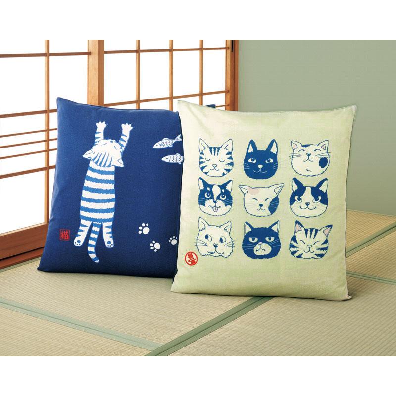 座布団カバー にゃんころりん ５枚組 猫 Fjellpryd No