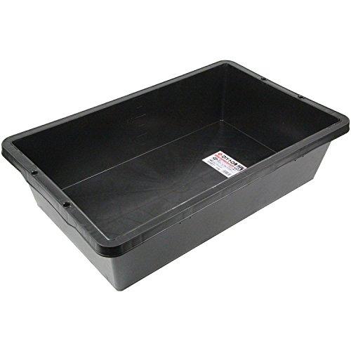 赤長 DIYトロ舟 ブラック 60L 約410×715×207mm（Yahoo!・Bluesky-shop）