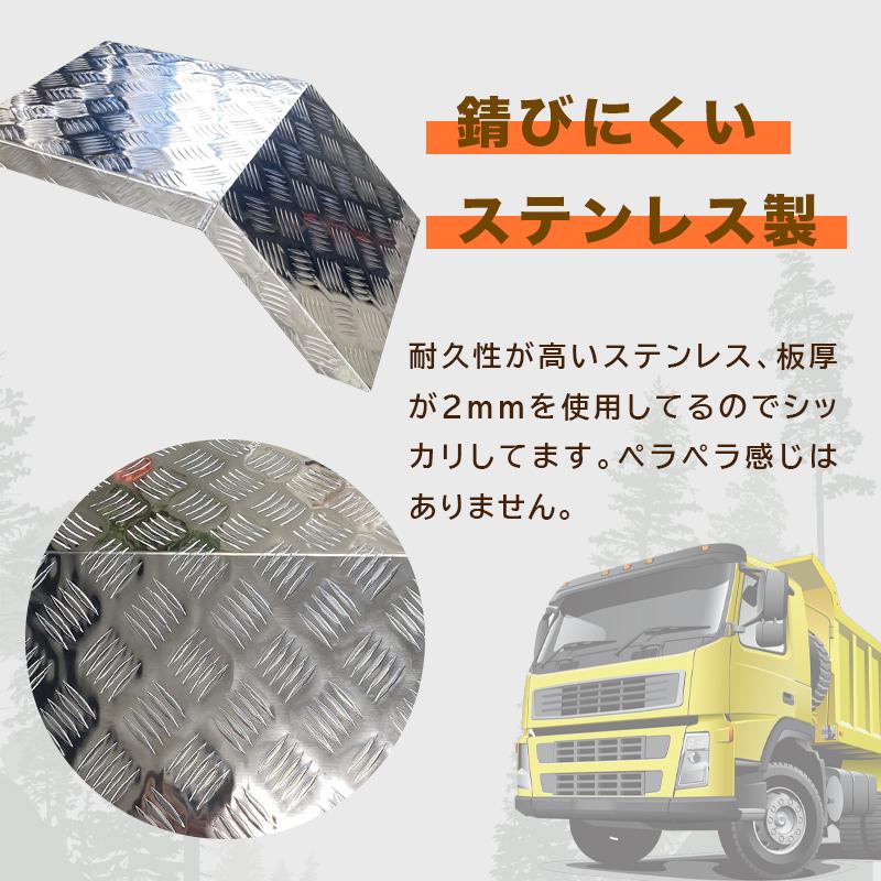 予約−汎用トラック 単品販売 アルミ シマ板 2トン汎用 リアフェンダー