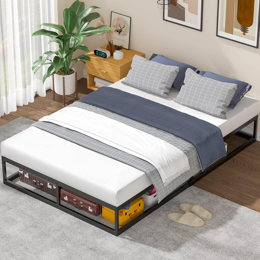 ベッドフレーム セミダブル 120cm 耐荷重300kg メタルベッドフレーム