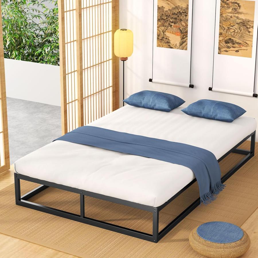 ベッドフレーム セミダブル 120cm 耐荷重300kg メタルベッドフレーム