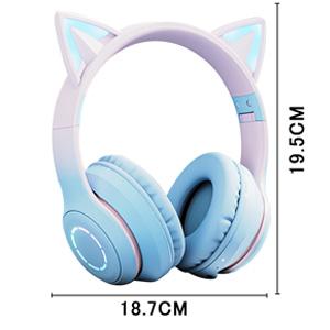 猫耳ヘッドホン Bluetooth マイク付き 可愛い 猫耳 ワイヤレス