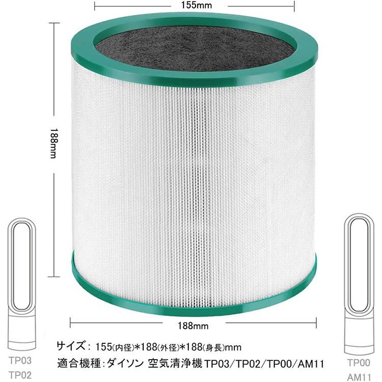 ダイソン Pure 交換用フィルター TP00 TP02 TP03 BP01 AM11 dyson pure