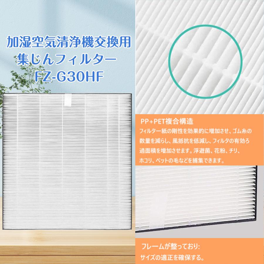シャープ FZ-G30HF 集じんフィルター 脱臭フィルター FZ-G30DF (FZ