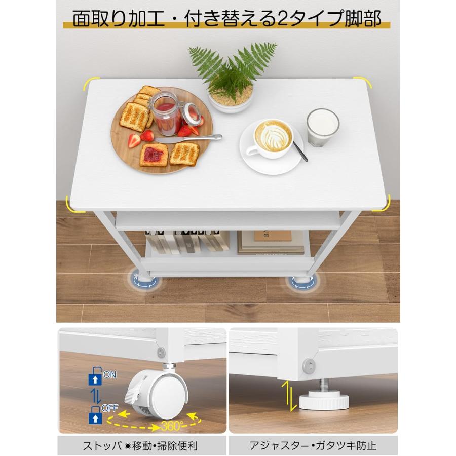 パソコンワゴン キャスター付き pcワゴン pcラック【幅60×奥行30×高さ