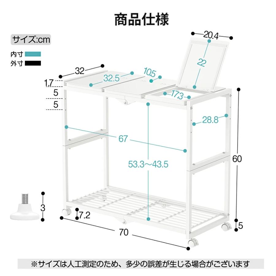ゴミ箱 分別 ゴミ袋ホルダー 3分別*45L ダストボックス キャスター付き