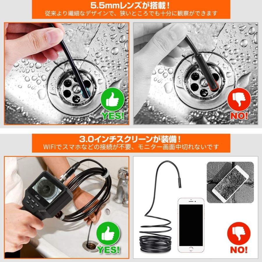 好評 スネークカメラ 内視鏡 検査カメラ ファイバースコープ 多言語対応 Hd 1080p 0万画素 5 5mmレンズ Ip67防水 L 新品即決 Oxfordstudentzone Co Uk