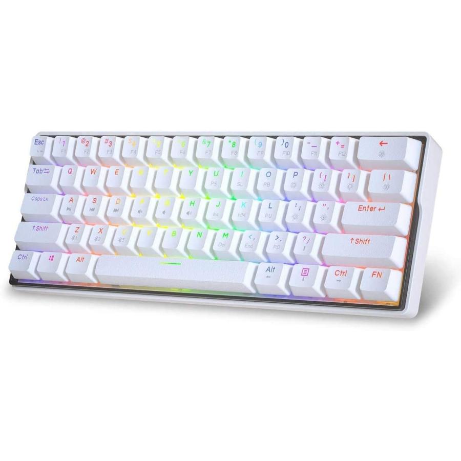 ゲーミングキーボード Bluetooth 5 1 無線 有線 ホットスワップ可能 メカニカルキーボード Pbtダブルショット キーキ Tz 8c1xv5f4 Ttz Shop 通販 Yahoo ショッピング