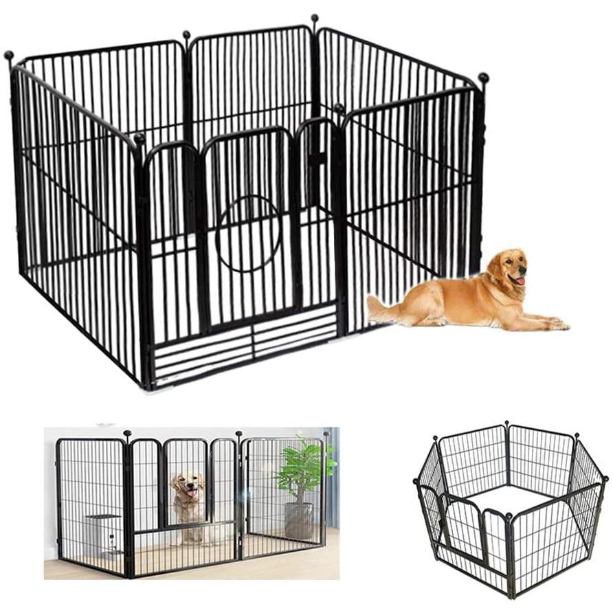 ペットサークル スチール製 ペットフェンス 犬ゲージ ドア付き Diy 脱走防止柵 侵入防止 大型犬用 ゲート 中型犬 6枚 屋内 屋外 Tz 8h4g9jk6 Ttz Shop 通販 Yahoo ショッピング