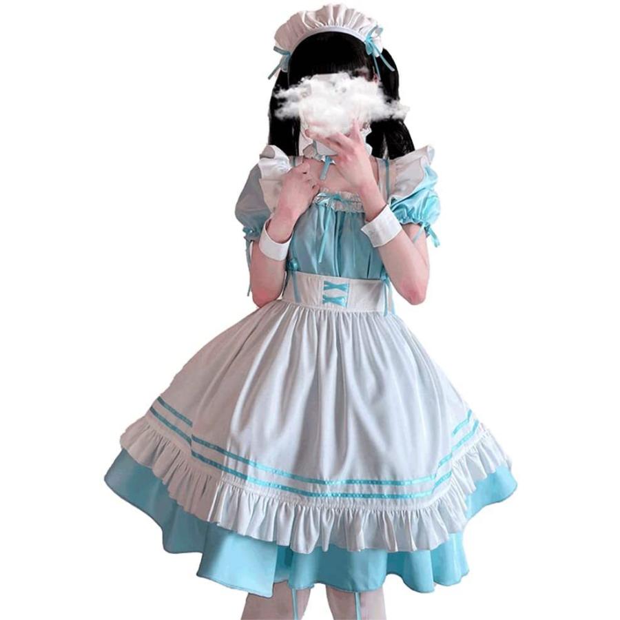 メイド服 ライトブルー ゴスロリ ワンピース ハロウィン 仮装 レディース 可愛い ロリータ コスプレ 半袖 蝶結ぶ パーティー イベン Tz 95k47xl5 Ttz Shop 通販 Yahoo ショッピング